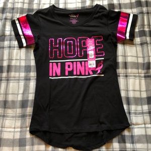 Hope in PINK shirt